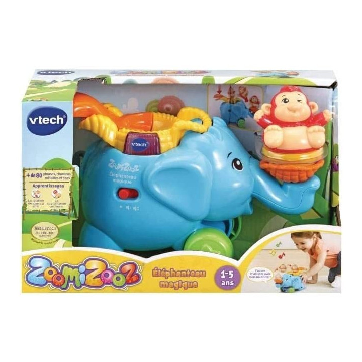 Kouzelný slon VTech ZoomiZooz, modrá