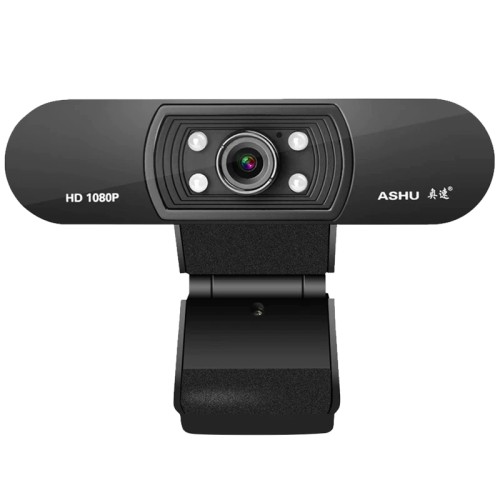 Webkamera Tishric Ashu H800, Full HD 1080P, černá
