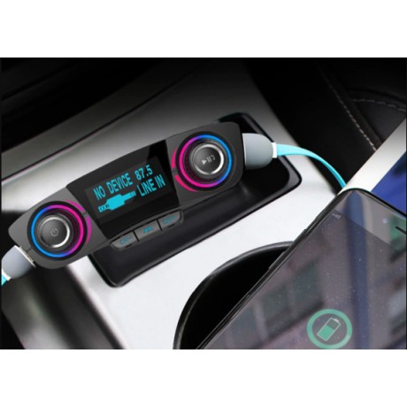 Souprava do auta Bluetooth 4.0 Car Kit BT06 - černá