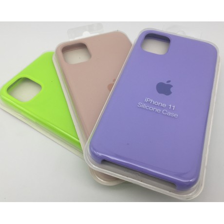 Ochranný silikonový kryt na mobilní telefon Apple iPhone 11, 3ks mix barev