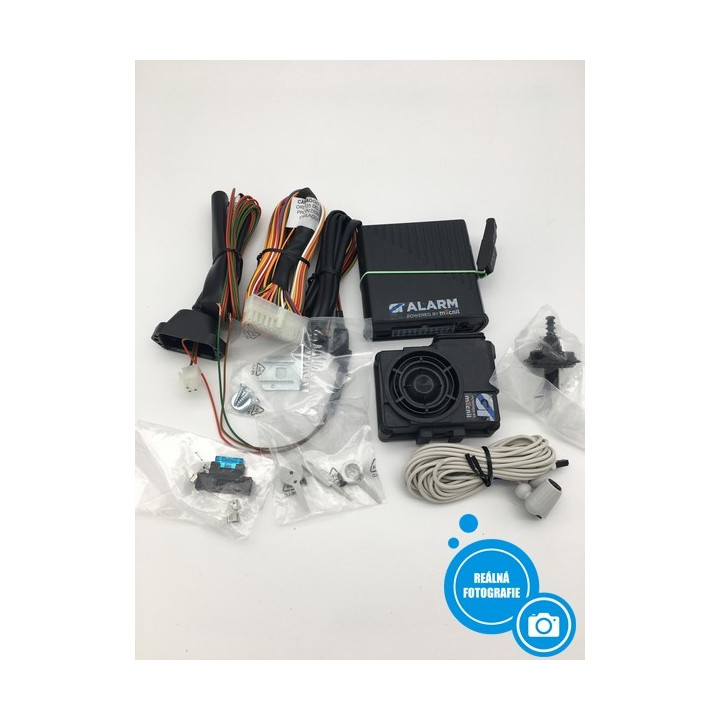 Motoalarm s mechanickým náklonovým senzorem GT GT945, černá