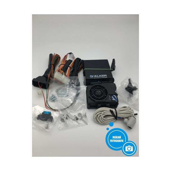 Motoalarm s mechanickým náklonovým senzorem GT GT945, černá