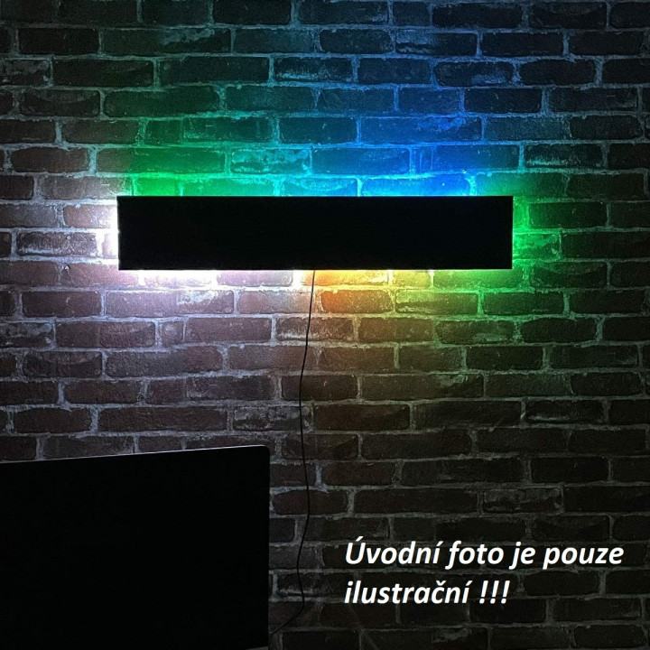 Nástěnný RGB panel Wall lamp s dálkovým ovládáním Prysm Electra, 12V