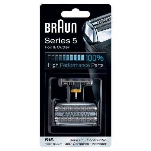Náhradní břitová hlavice a planžeta Braun Combi-Pack 51 S Series 5