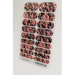 Nehtový wrap Jamberry 99B8 - Obsidian Rose Gold 0317