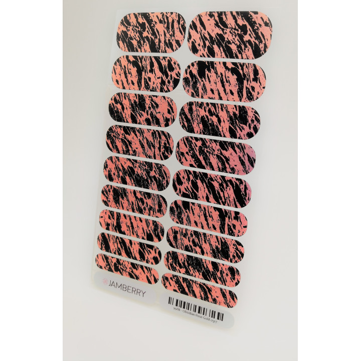 Nehtový wrap Jamberry 99B8 - Obsidian Rose Gold 0317