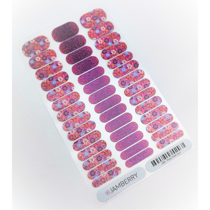 Nehtový wrap Jamberry 12B6 - Posey Petal 0317