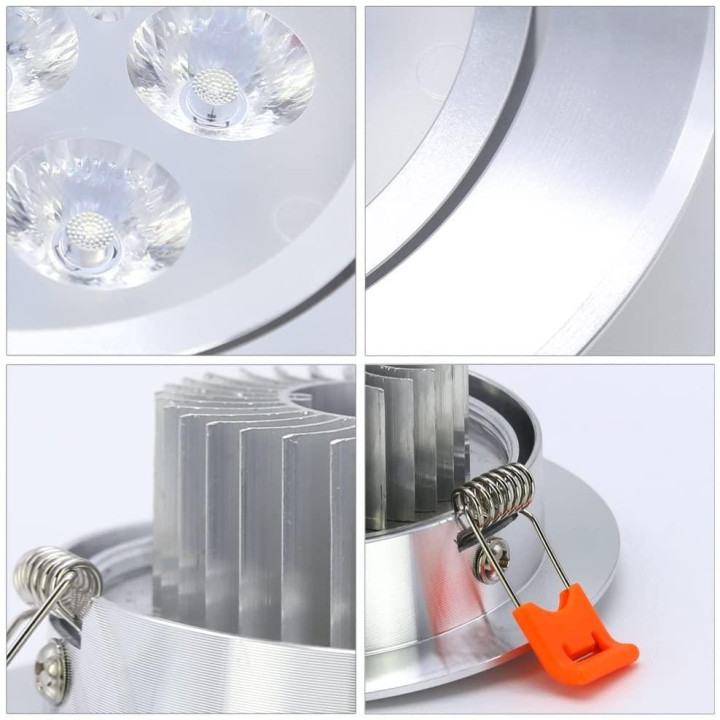 LED stropní bodové světlo Hengda 528251, 7W, 5500K - 6000K