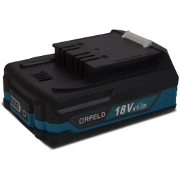 Náhradní aku lithiová baterie Orfeld 2000 mAh, 18V