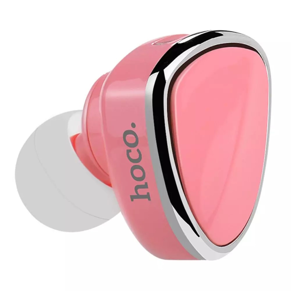 Mini bluetooth sluchátko pro Apple iPhone - Hoco Plus E7, růžová