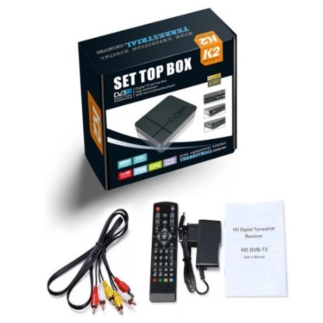 Set top box K2 Mini DVB-T2, černá