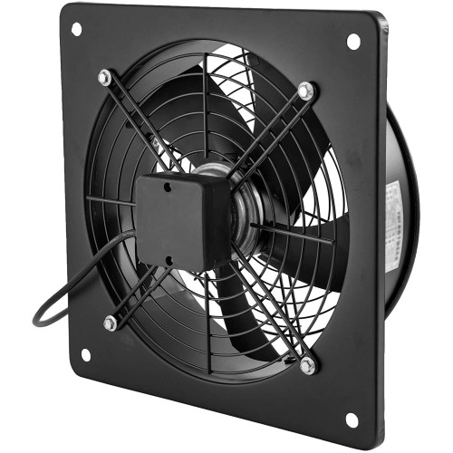Nástěnný axiální ventilátor Frantools 185 W, černá