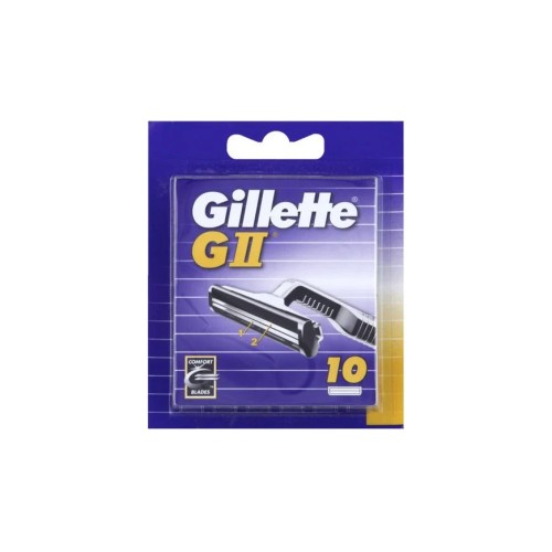 Náhradní břit pro muže Gillette G II, 10ks