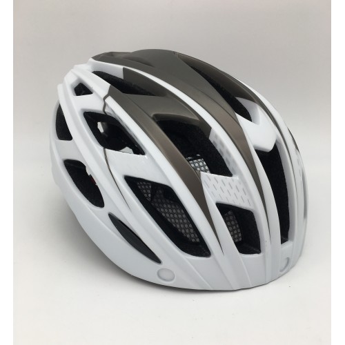 Cyklistická helma HT-19, 57-61cm, bílohnědá