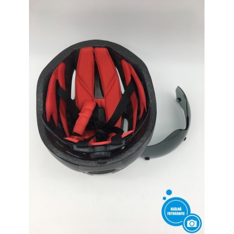 Cyklistická helma Base Camp BC-001, 54-61cm, černošedá