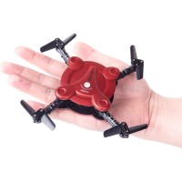 Mini RC dron (kvadrokoptéra) s kamerou 720P, FQ777 FQ17W,  červená