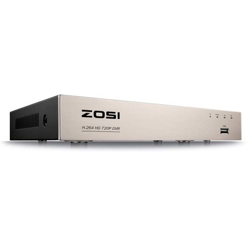 Síťový DVR videorekordér Zosi ZR08AN/00 H.264 (8kanálů), stříbrná