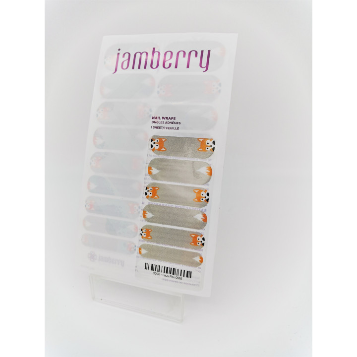 Nehtový wrap Jamberry 8D26 - Faux Fox 0916