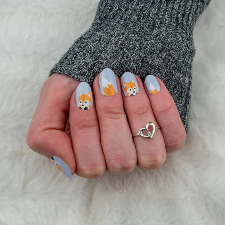 Nehtový wrap Jamberry 8D26 - Faux Fox 0916,10ks