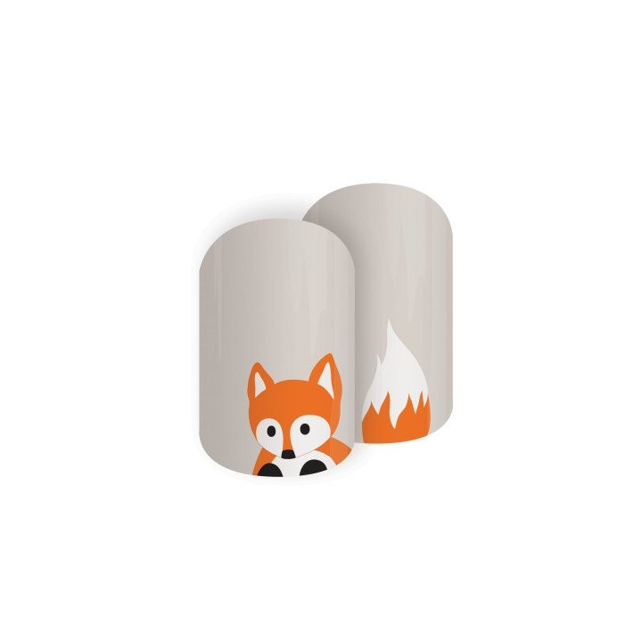 Nehtový wrap Jamberry 8D26 - Faux Fox 0916,10ks