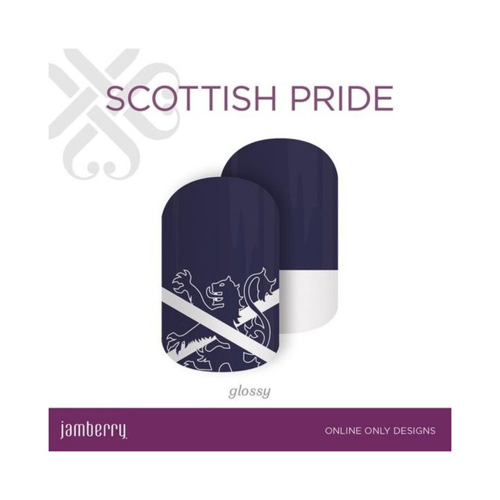 Nehtový wrap Jamberry 44A3 - Scottish Pride 0316, 10ks