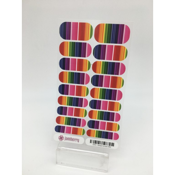 Nehtový wrap Jamberry 33A5 - Sarape Sunset 0916