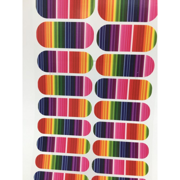 Nehtový wrap Jamberry 33A5 - Sarape Sunset 0916