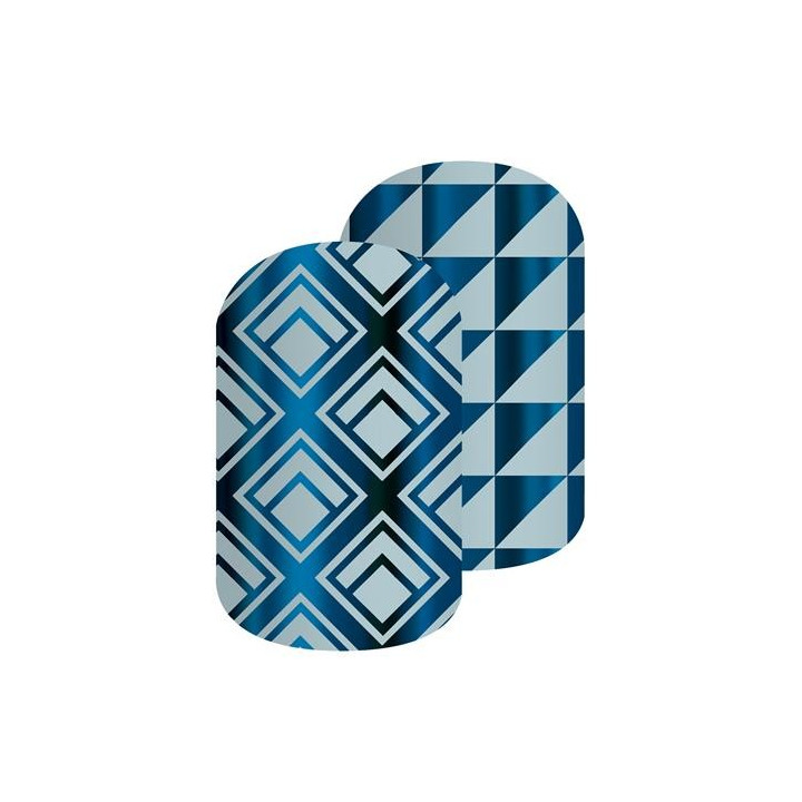 Nehtový wrap Jamberry 75A4 - Imperial Blue 0916, 10ks