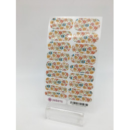 Nehtový wrap Jamberry 33A9 - Calaveras Dulces 0916