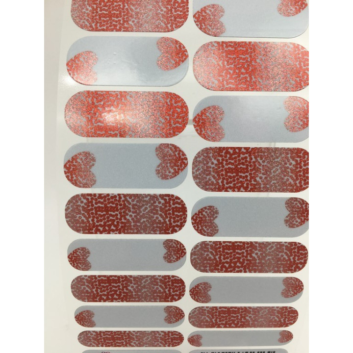 Nehtový wrap Jamberry 87A1 - Change of Heart 0916