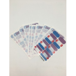 Nehtový wrap Jamberry A465 - Patriot, 10ks