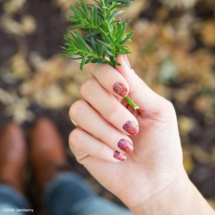 Nehtový wrap Jamberry 41A1 - Autumn Romance 0916