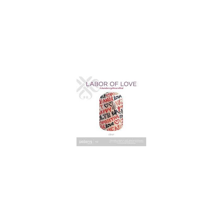 Nehtový wrap Jamberry 87A2 - Labor Of Love 0916
