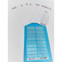 Nehtový wrap Jamberry 68A4 - On A Whim 0916, 10ks