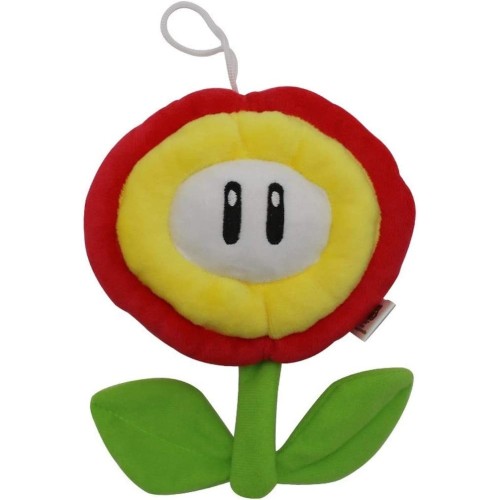 Plyšová květina Super Mario, červená