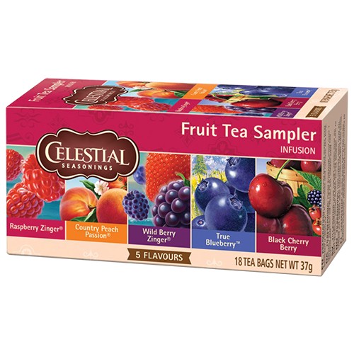 Ovocné čajové sáčky Celestial Seasonings, 18 sáčků