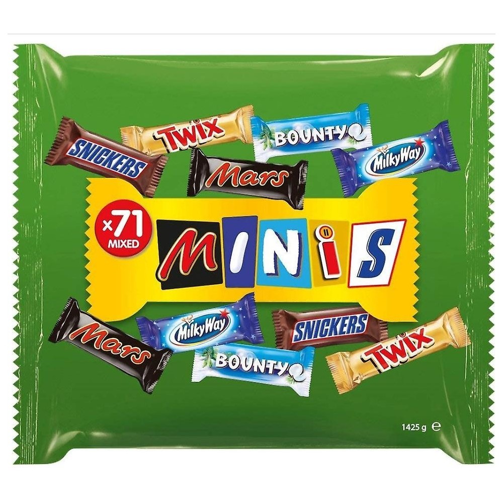 Čokoládové tyčinky Nestlé Minis Mix 71ks - 1425g