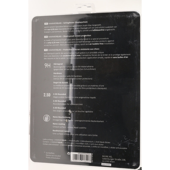 Ochranné sklo Mline Hammerglas pro iPad Pro