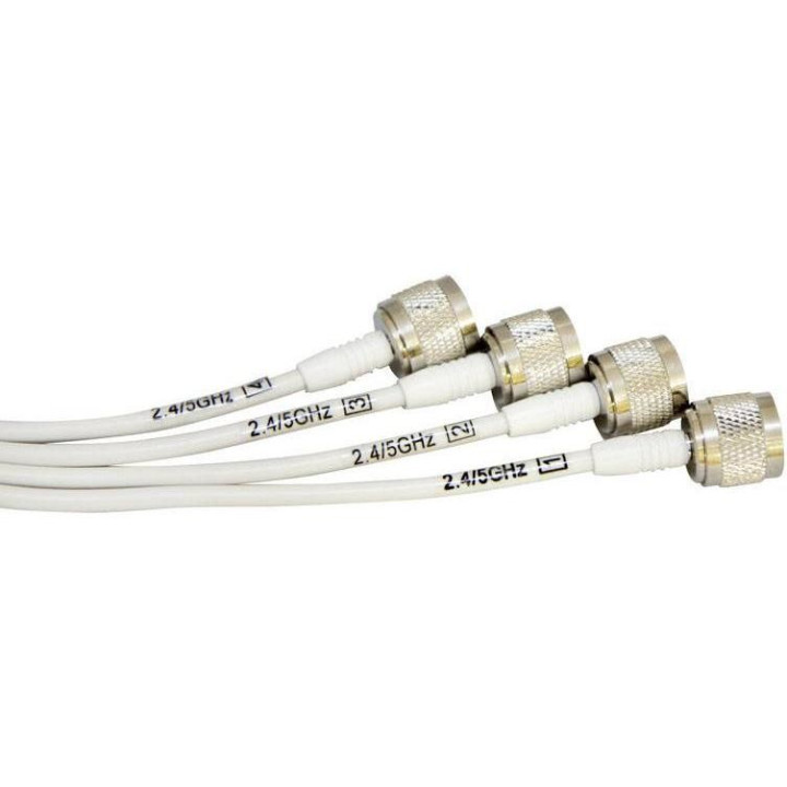 WiFi Anténa AccelTex, ATS-OO-245-46-4NP-36, bílá
