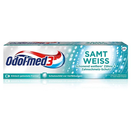 Zubní pasta Odol-med 3 sametově bílá, 75 ml