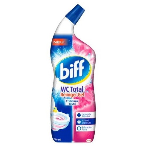 Čistící WC gel Biff, jarní květy, 750 ml
