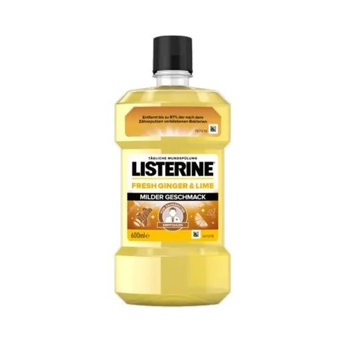 Ústní voda Listerine, čerstvý zázvor a limetka, 600 ml