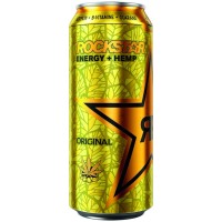 Energetický nápoj RockStar Energy + Hemp Original, 500ml