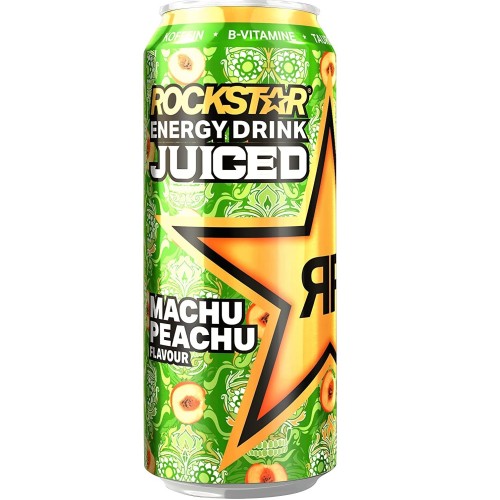 Energetický nápoj Rockstar Juiced Machu Peachu 500ml (broskev)