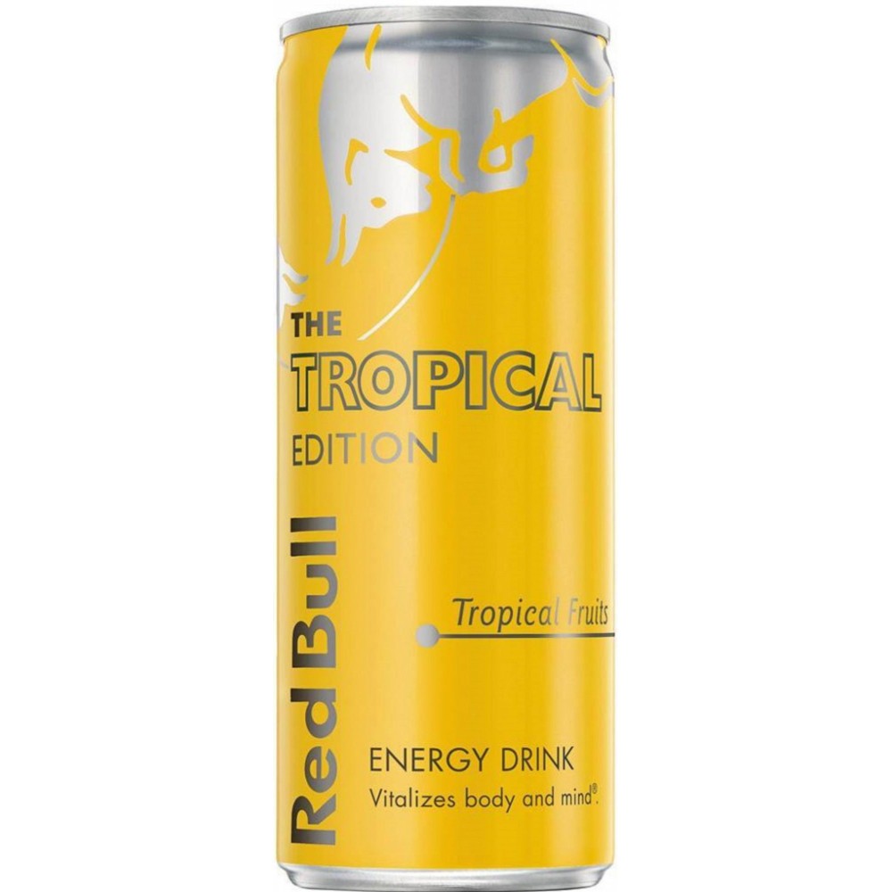 Energetický nápoj Red Bull Tropical fruits Edition, 250ml