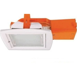 Stropní svítidlo s reflektorem Brilux QUAD 26D, 2x26W - stříbrná