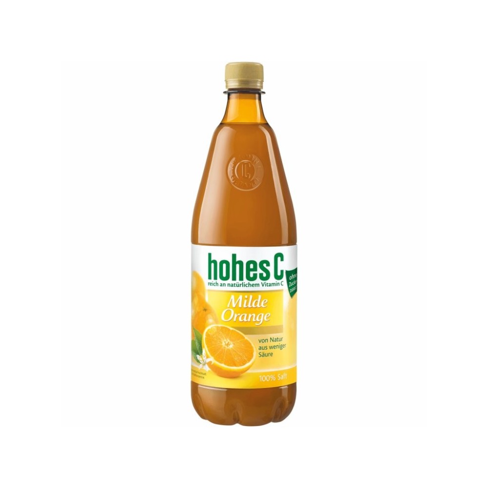 Ovocná šťáva HohesC jemný pomeranč, 1l