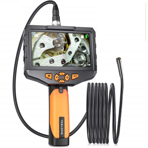 Endoskopická kamera s 4,5" LCD displejem, Teslong NTS300, oranžová