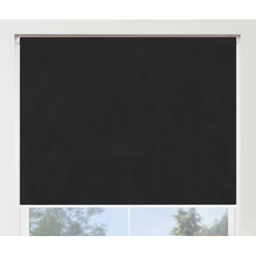 Zatemňovací roleta do oken 145x79 cm, černá