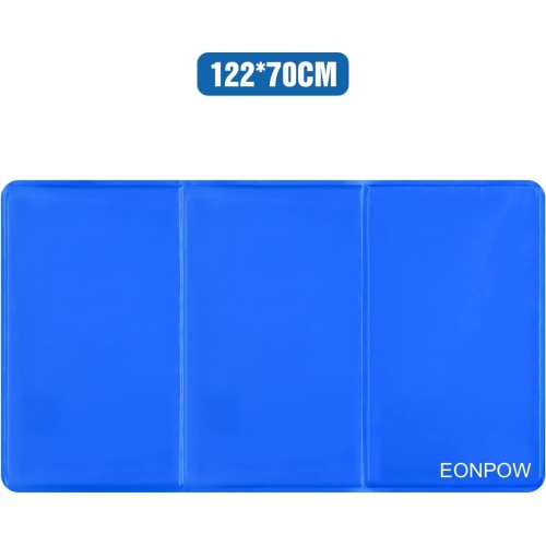 Chladící podložka pro psy Eonpow, 122x70 cm, modrá